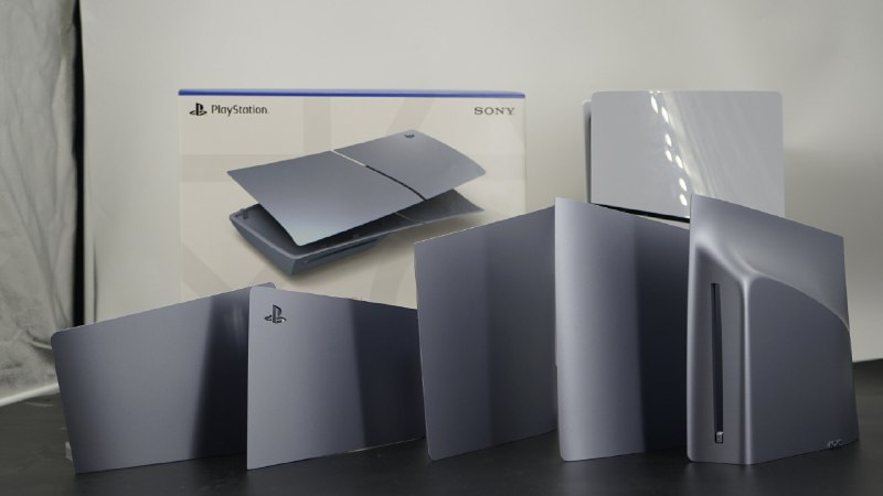 【PS5深地色系主机盖开箱】用于轻薄版PS5的主机盖新色“深地色系”现已上市，售价449元