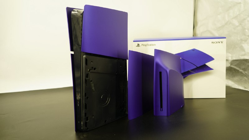 【PS5深地色系主机盖开箱】用于轻薄版PS5的主机盖新色“深地色系”现已上市，售价449元