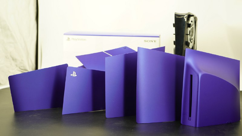 【PS5深地色系主机盖开箱】用于轻薄版PS5的主机盖新色“深地色系”现已上市，售价449元