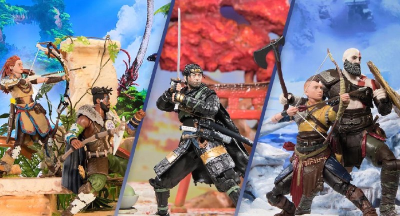 【SIE宣布与Spin Master合作推出多款PlayStation藏品手办】SIE宣布，将与玩具公司Spin Master展开合作，推出The Shapes Collection系列手办