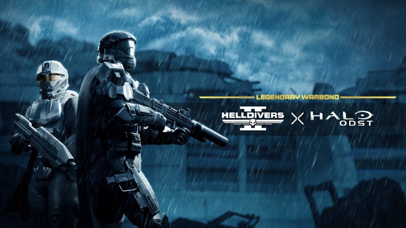 Helldivers 2 x Halo: ODST Legendary Warbond arrives August 26