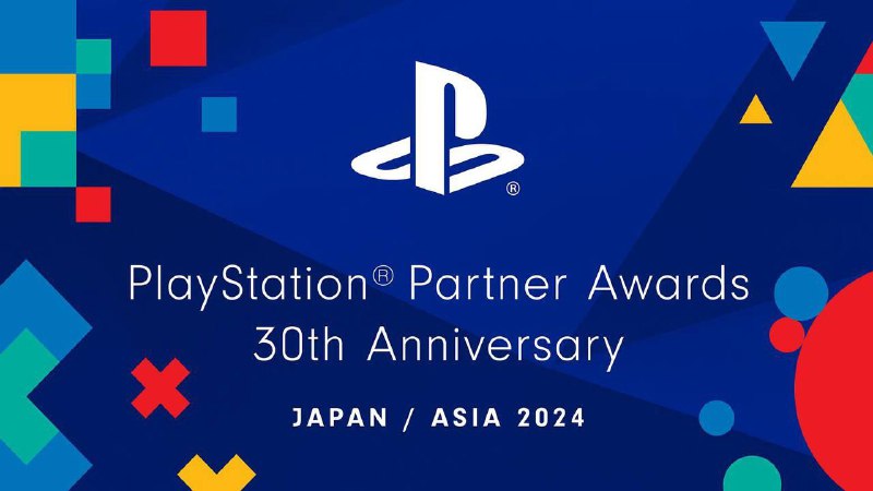 SIE今日公布了2004年的PlayStation Partner Awards 2024 Japan Asia（简称PS合作伙伴奖）详情