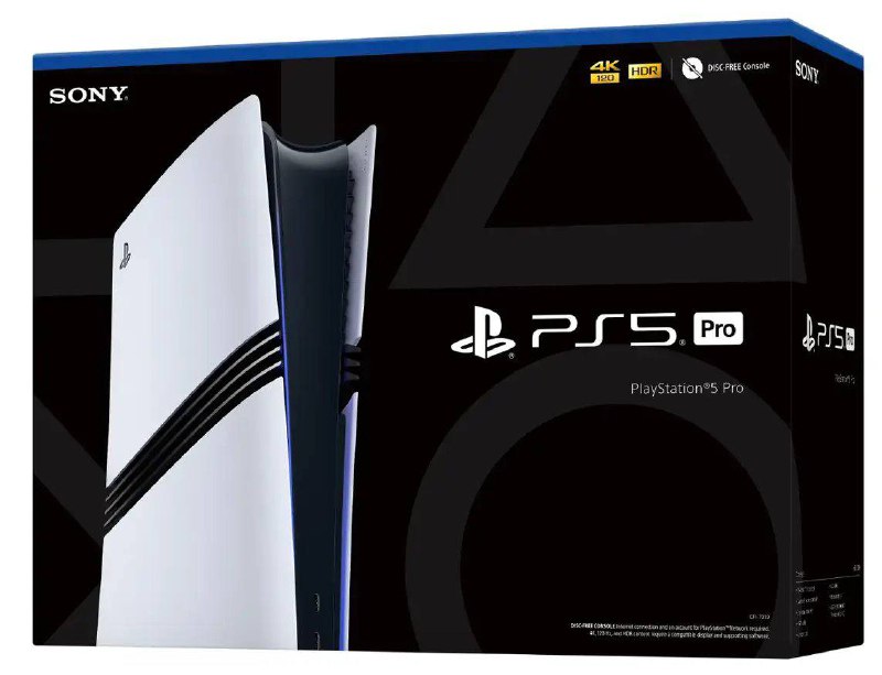 PS5 Pro外包装图片公开，包装上还标注了“不含光驱”以及“4K 120”的图标