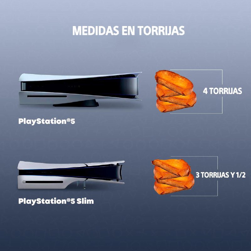 PlayStation各大地区官方号的PS5 、PS5 Slim厚度对比