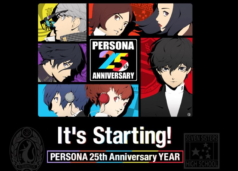 #女神异闻录Atlus上线了纪念《女神异闻录》25周年的专题网页，会在该网站公布各种纪念商品、活动、联动及游戏的情报