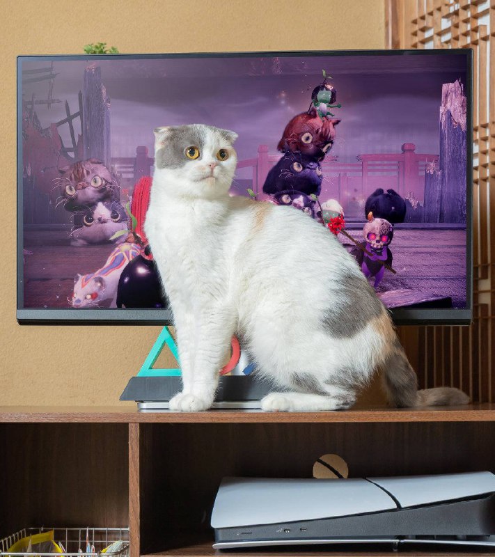 PlayStation日本官推晒出的猫猫PlayStation日本官推晒出的猫猫