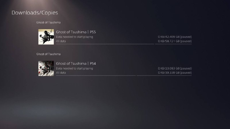 《对马岛之魂 导演剪辑版》现已开启预载，PS5版58.721GB，PS4版39.338GB. ​​​