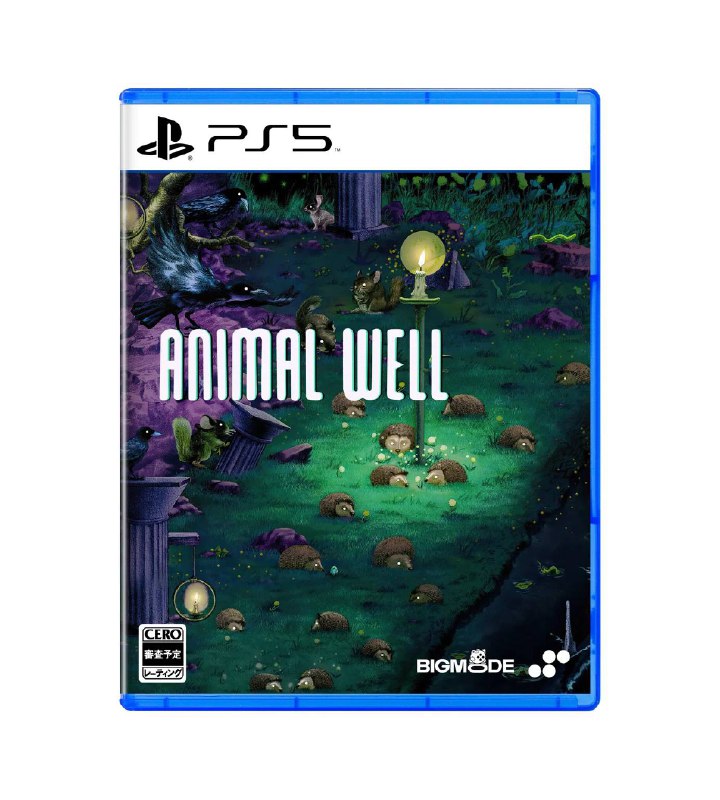 类银河恶魔城游戏《动物井》（Animal Well）PS5实体版已开启预订，售价4980日元（约合人民币241元），购买特典为一张游戏地图与“幽灵”贴纸