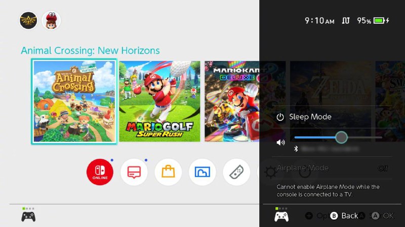Nintendo Switch今日发布系统更新：支持蓝牙设备音频输出 ​​​Nintendo Switch今日发布系统更新：支持蓝牙设备音频输出 ​​​