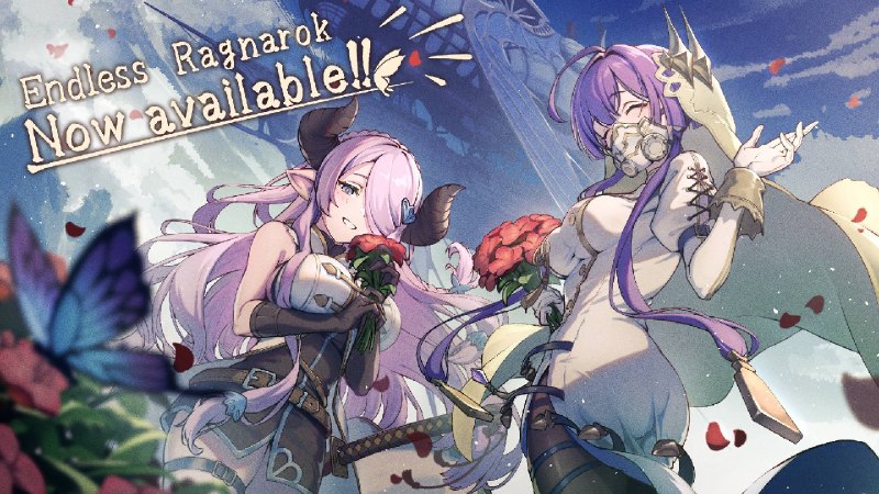 一张新的《碧蓝幻想Relink 无尽黄昏》发售贺图，由《影之诗：超凡世界》插画团队绘制
