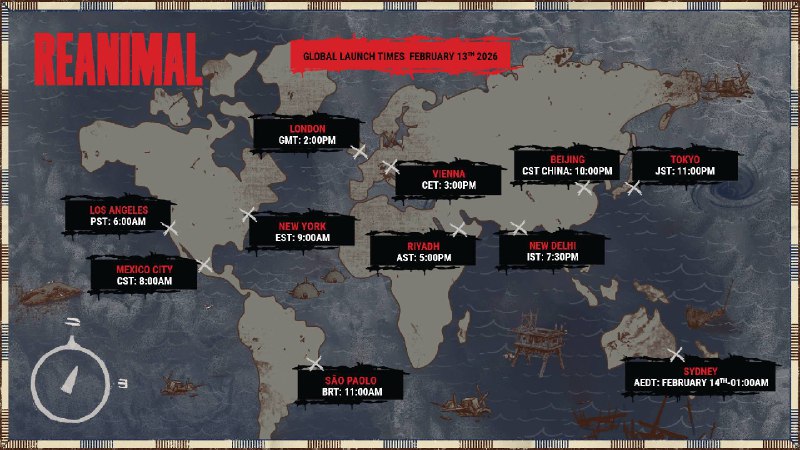 合作恐怖冒险游戏《REANIMAL》将于北京时间2月13日晚10点全平台同步解锁