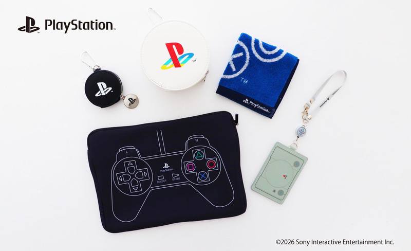 PlayStation 官方授权新周边商品将于6月10日起发售，内容包括毛巾手帕、收纳包、钥匙扣等