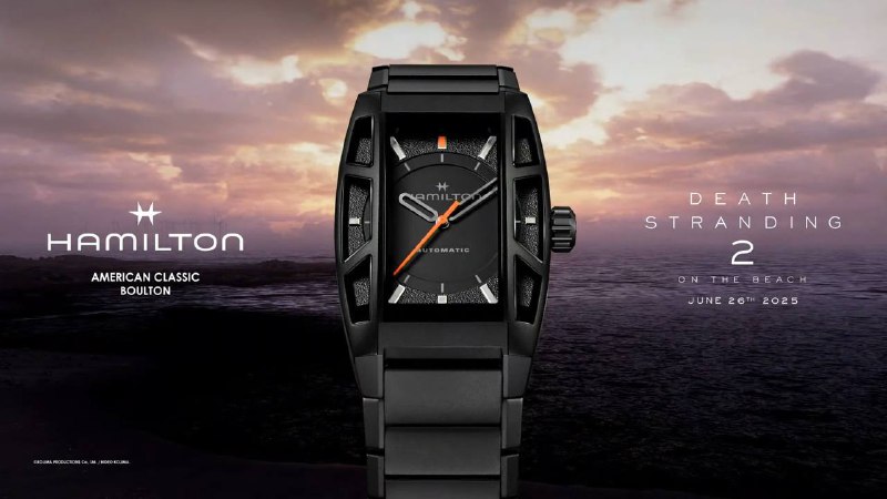 HAMILTON汉米尔顿表与小岛工作室联合推出的死亡搁浅2联名手表将于6月26日与游戏同步发售