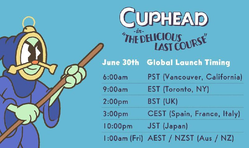 茶杯头 DLC 预计北京时间今晚 9 点上线