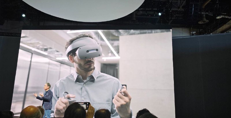 索尼在CES 2024发布会上公布了一款全新的AR头戴设备