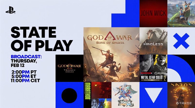 State of Play发布会内容汇总：《凯娜：Scars of Kosmora》2026年发售《羊蹄山之魂》奇谭模式3月10日上线《死亡搁浅2》3月19日登陆PC合作射击游戏《4：LOOP》玩法介绍《识质存在》新播片，4月24日发售《生化危机：安魂曲》新播片，2月27日发售《凯恩遗产：挑战》复刻版公开《Brigandine Abyss》2026年发售《NEVA序言》2月19日发售《死或生6：LAST ROUND》6月25日发售，系列新作正在开发中《控制：共振》新播片，2026年发售《轮回之兽》8月4日发售《雷曼 30周年纪念版》2月13日发售《挖掘者米娜》2026年发售，体验版明日上线多人潜行游戏《夜行》2027年发售《星球大战：银河赛车手》最新演示，2026年发售KRAFTON全新开放世界ARPG《Project Windless》公开《007：初露锋芒》新播片，5月27日发售《合金装备：大师合集Vol.2》8月27日发售《Darwin’s Paradox》4月2日发售，体验版明日上线恶魔城40周年企划第一弹，由Motion Twin打造的《恶魔城：贝尔蒙特的诅咒》2026年发售《寂静岭：Townfall》新播片，2026年发售新作RPG《Rev.Noir》公开《疾速追杀》游戏正式公开《失落星船：马拉松》3月5日发售《沙罗周期》最新介绍，3月20日发售《漫威斗魂》新预告，8月6日发售2D横版动作游戏《战神：斯巴达之子》今日登陆PS5《战神三部曲：重制版》公开