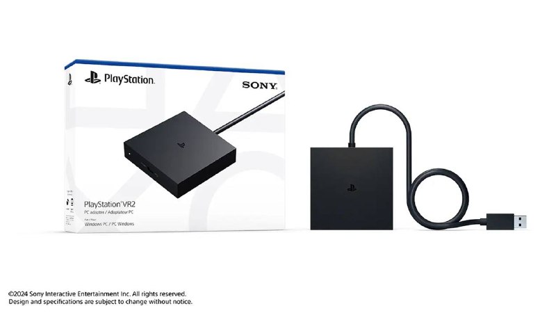 PS VR2的PC适配器将于8月7日上市，价格59.99美元/8480日元
