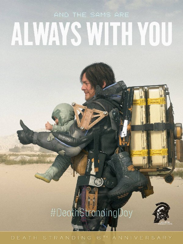 小岛工作室分享的《死亡搁浅》发售六周年贺图