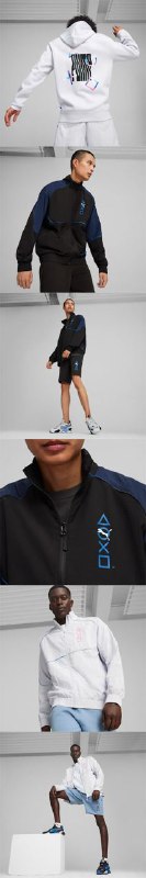 「PUMA」首次与PlayStation合作，推出系列运动商品，将于4月18日发售SUEDE 系列：14300 日元RS-X 系列：17600 日元帽子：5500 日元小挎包：11000 日元T 恤：5500 日元帽衫：10450 日元短裤：7700 日元夹克衫：13200 日元「PUMA」首次与PlayStation合作，推出系列运动商品，将于4月18日发售SUEDE 系列：14300 日元RS-X 系列：17600 日元帽子：5500 日元小挎包：11000 日元T 恤：5500 日元帽衫：10450 日元短裤：7700 日元夹克衫：13200 日元