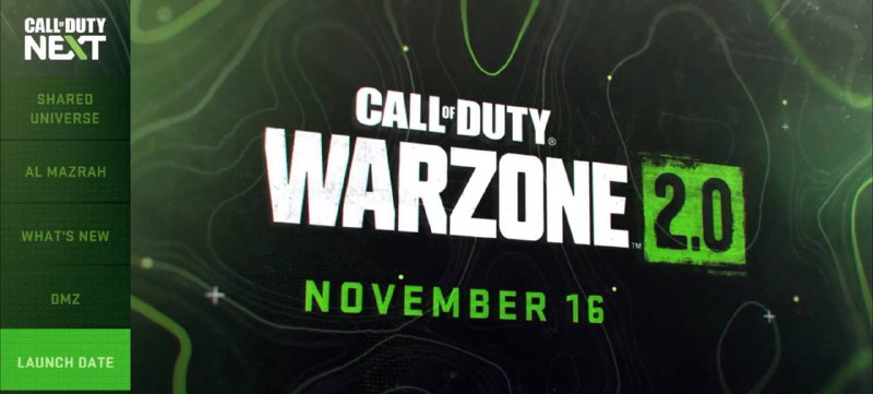 《使命召唤 战争地带 2.0》11 月 16 日上线