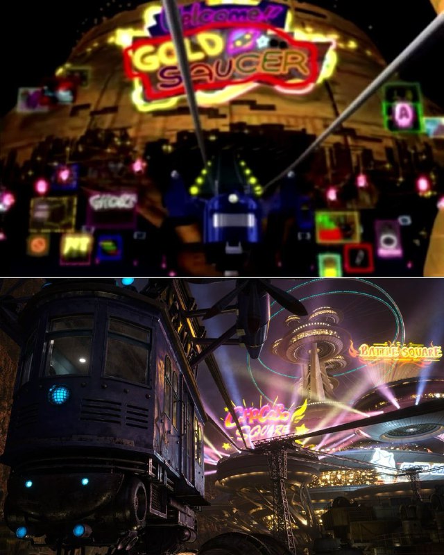 《最终幻想7：重生》与97原版对比《最终幻想7：重生》与97原版对比