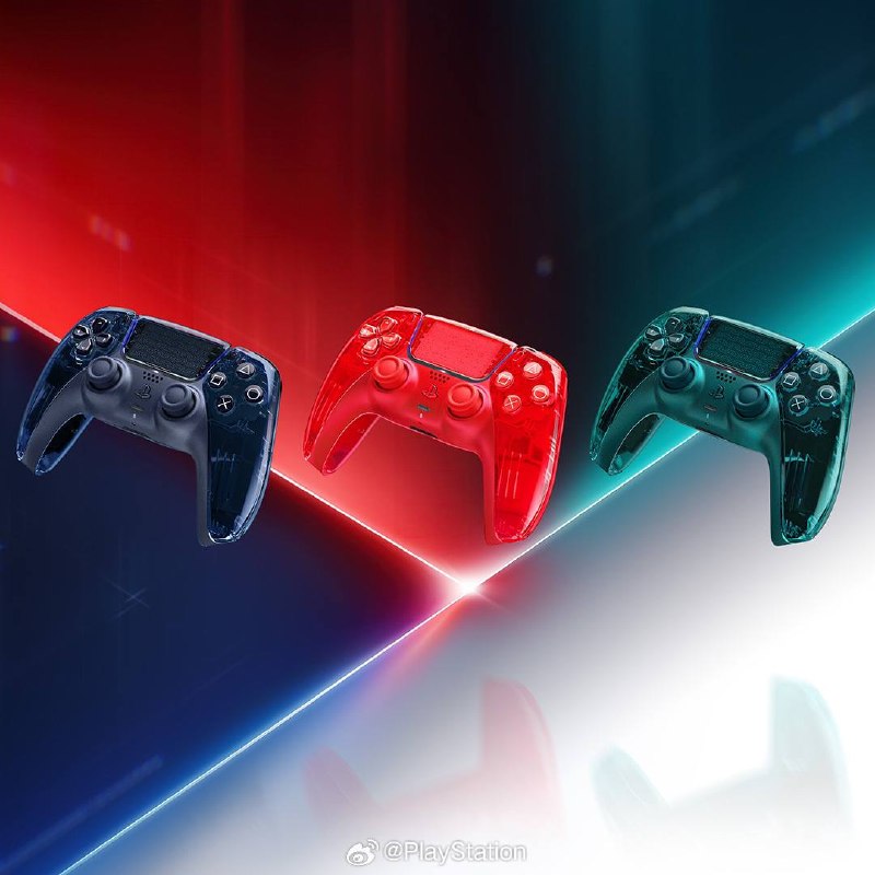 SIE公布了PS5全新“Prism”系列DualSense手柄及主机外壳