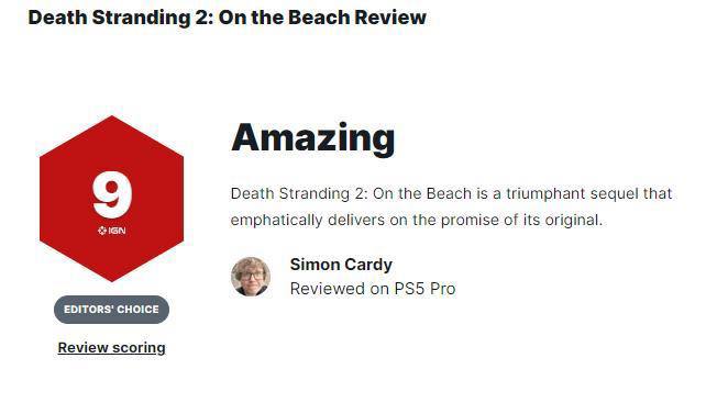 由小岛工作室所带来的新作《死亡搁浅2：冥滩之上》全球媒体评测现已解禁