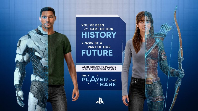 SIE宣布推出「The Playerbase」计划，未来将挑选PlayStation忠实粉丝进行面部扫描，使其以虚拟角色形式出现在第一方游戏中