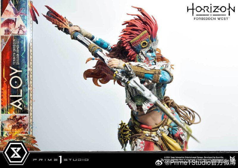 Prime 1 Studio新作，来自《地平线：西之绝境》，身着特纳克龙骑兵套装的，1/4比例的UPMHFW-02埃洛伊， 5月9日开始预定