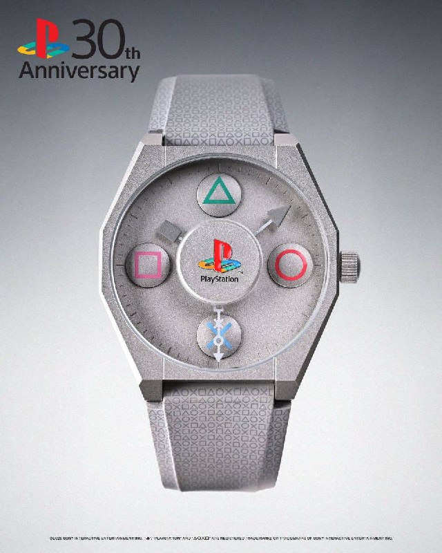 Anicorn × PlayStation 联名手表于今日开售，共推出两款设计：其中一款是以初代PlayStation为设计灵感的限定版机械表，售价780美元；另一款则是表盘上刻有PlayStation标志性符号，售价250美元
