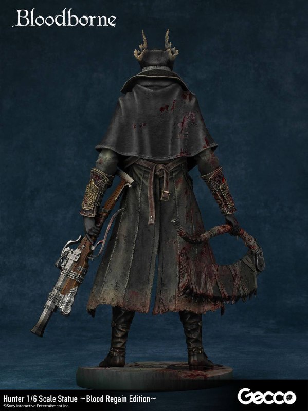 Gecco《血源诅咒》 1/6 雕塑 现已开订，预计 10-12月 发售，售价 79800 日元