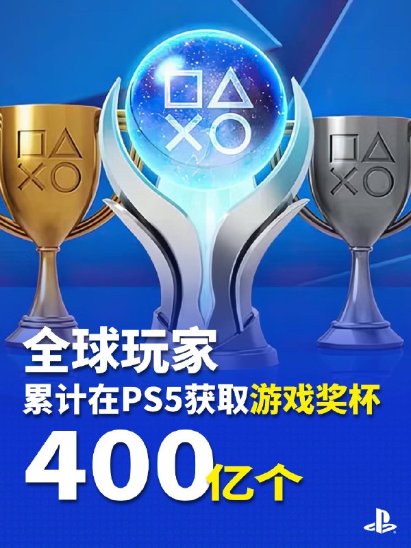 PlayStation官方公开了PS5五周年部分数据统计：全球超4000名创作者为PS5平台推出了7500多款游戏按总游玩时长统计，多人游戏前三名为《堡垒之夜》《GTA5》《使命召唤：现代战争2》；单人游戏前三名为《刺客信条：英灵殿》《战神：诸神黄昏》《霍格沃茨之遗》PS5玩家累计获得超400亿个奖杯，其中包括1.1亿个白金奖杯五年来，PS5玩家的总游戏时长达到1000亿小时PlayStation官方公开了PS5五周年部分数据统计：全球超4000名创作者为PS5平台推出了7500多款游戏按总游玩时长统计，多人游戏前三名为《堡垒之夜》《GTA5》《使命召唤：现代战争2》；单人游戏前三名为《刺客信条：英灵殿》《战神：诸神黄昏》《霍格沃茨之遗》PS5玩家累计获得超400亿个奖杯，其中包括1.1亿个白金奖杯五年来，PS5玩家的总游戏时长达到1000亿小时