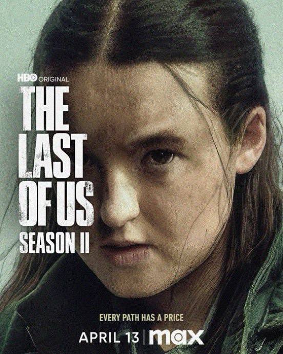 《最后生还者  第二季》将于4月13日开播，艾莉“Every path has a price”海报公布