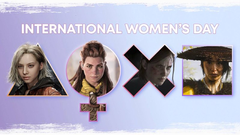 PlayStation 妇女节贺图