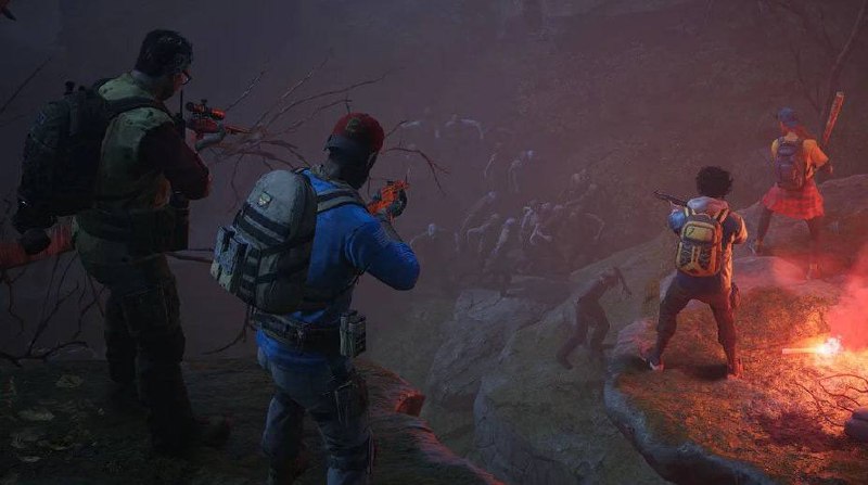 合作僵尸第一人称射击游戏《喋血复仇》现已登陆PS5、PS4、Xbox One、Xbox Series X|S、PC平台， 支持中文