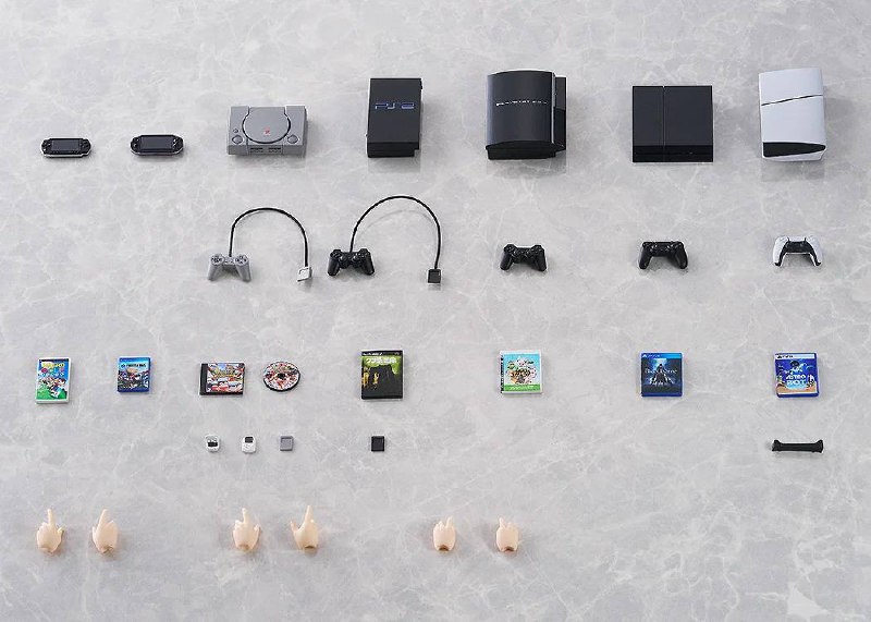 GSC历代「PlayStation」figma已开启预订，售价5500日元（约合人民币249元），3月18日截止，预计于9月发货