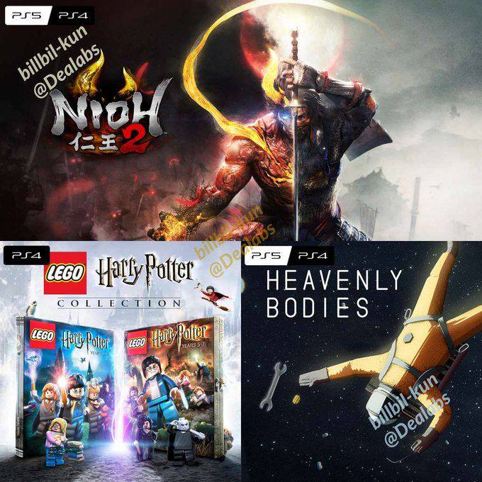 🎮 #会免泄露喜闻乐见的会免泄露又来了据法国游戏网站 Dealabs 用户billbil-kun提前泄露2022年11月PS+欧美服会免游戏阵容分别是：PS4/PS5《仁王2》PS4/PS5《Heavenly Bodies》PS4《LEGO 哈利波特》