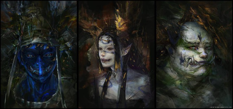 一些《仁王3》的怪物开发设计图一些《仁王3》的怪物开发设计图