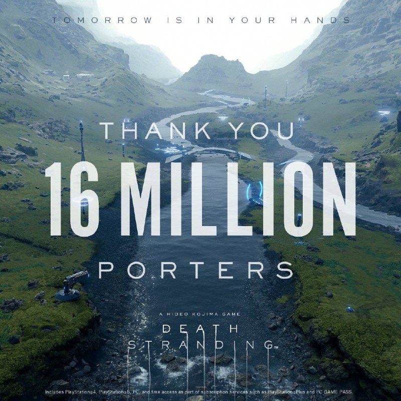 《死亡搁浅》宣布游戏玩家总数已超过1600万人