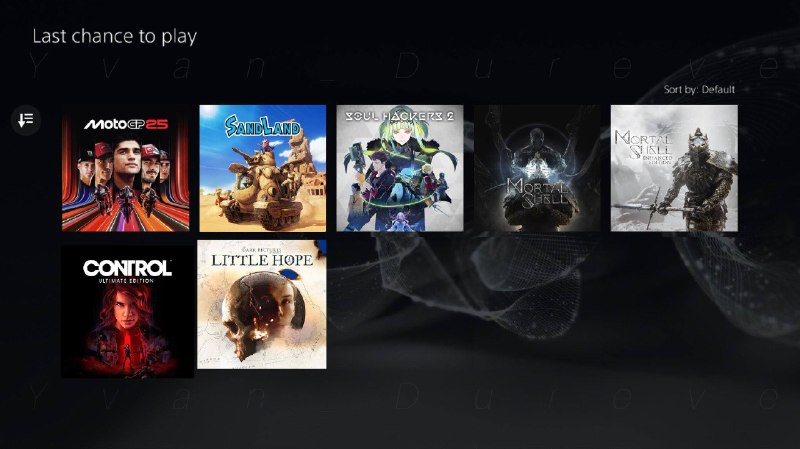 #最后游玩机会5 月 19 日有 6 款游戏将从 PS Plus Extra 游戏目录中移除：MotoGP 25   Sand Land  Soul Hackers 2  Mortal Shell (+ Enhanced Edition)  Control: Ultimate Edition  The Dark Pictures Anthology: Little Hope