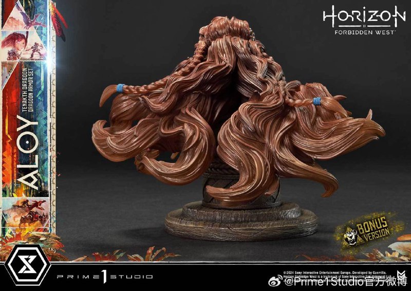 Prime 1 Studio新作，来自《地平线：西之绝境》，身着特纳克龙骑兵套装的，1/4比例的UPMHFW-02埃洛伊， 5月9日开始预定