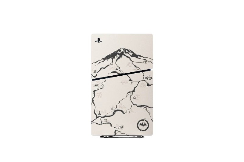 《羊蹄山之魂 Ghost of Yōtei》限定特别版PS5主机及配件图片展示，以虾夷地貌为灵感搭配传统工艺打模制作出特别样式PS5及周边配件，分为「金缮」与「墨绘」两款