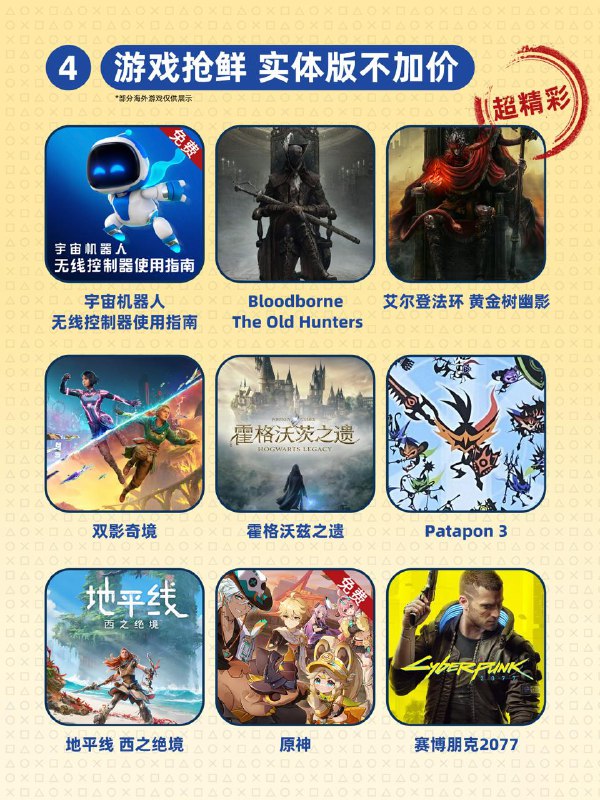 给大家重新介绍PS5，您的游戏优选