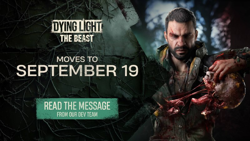 原定于8月22日发售的《消逝的光芒：困兽》官宣延期，新的发售日期为9月19日，计划登陆PS5、Xbox Series X|S、PC，支持中文配音与字幕