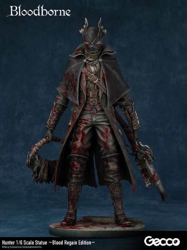 Gecco《血源诅咒》 1/6 雕塑 现已开订，预计 10-12月 发售，售价 79800 日元