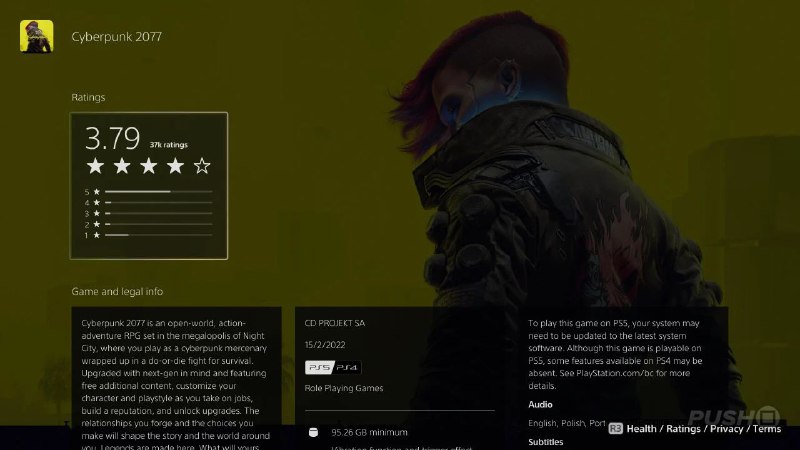 媒体PushSquare报道， 近期有玩家发现索尼为PSN商店增加了全新的五星评分系统，能对已购买、下载、入库的游戏进行评分，并且会显示每个分数投票人数的百分比