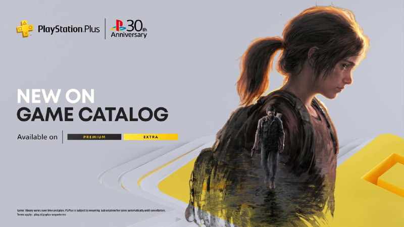 2️⃣2️⃣《最后生还者 第一部》PS5版将于9月26日（周四）加入PS Plus游戏目录（二档）