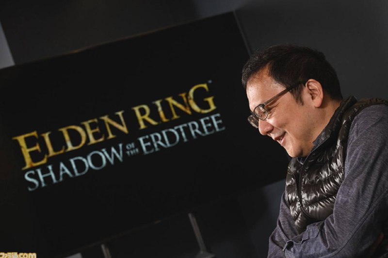 Fami通采访宫崎英高，谈《艾尔登法环 黄金树幽影》，要点整理：·在本篇开发快结束的时候，开始有了DLC的构想