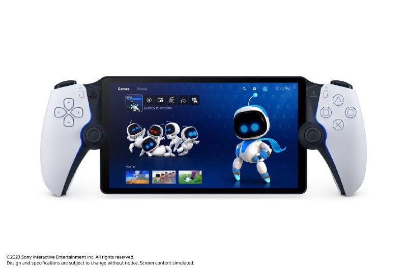 串流掌机PlayStation Portal 最新系统版本5.0于今日更新