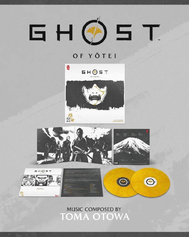 Milan Records发行《羊蹄山之魂》黑胶唱片已开启预订，内含两张唱片、游戏主题封套、特别美术图等内容，售价49.98美元（约合人民币344元），预计于6月12日发售